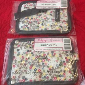 2 Thirty One Free Spirit Ditzy luggage tags